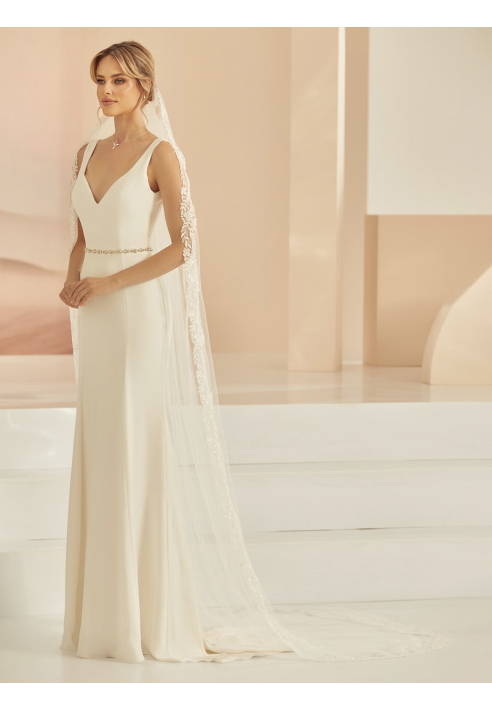 Bianco Evento S407 Sluier - 250 cm ()