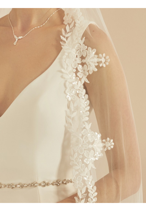 Bianco Evento S412 Sluier - 110 cm