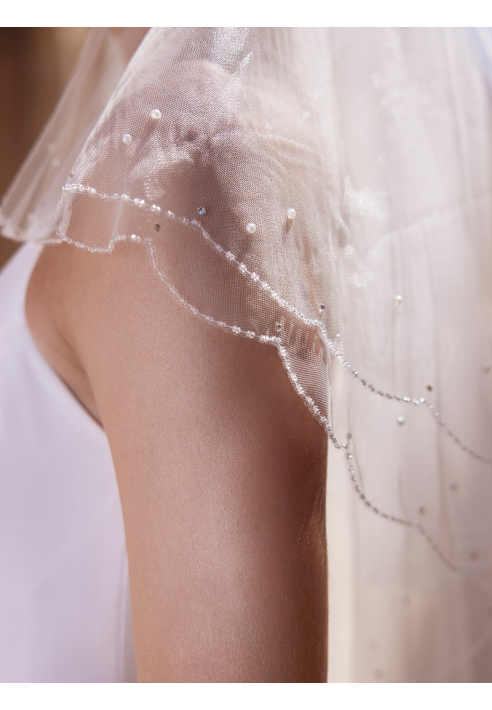 Bianco Evento S523 Sluier - 80/60 cm