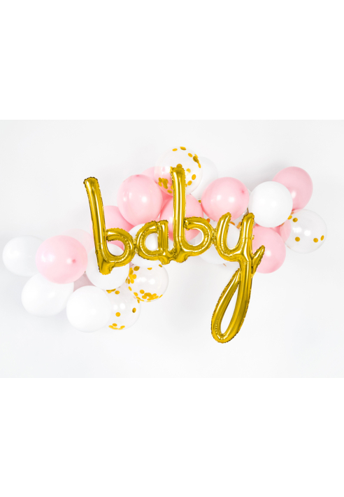 Folieballon Baby Goud ()