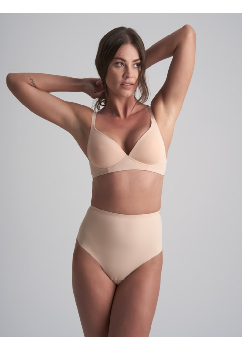 BYE BRA Sculpting Mid Waist String Beige ()