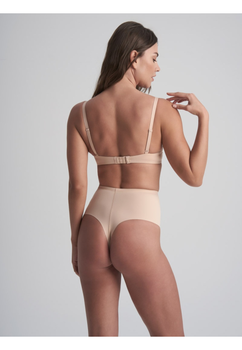 BYE BRA Sculpting Mid Waist String Beige