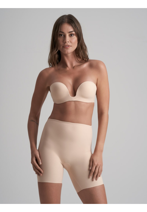 BYE BRA Deep Plunge Strapless beha Beige