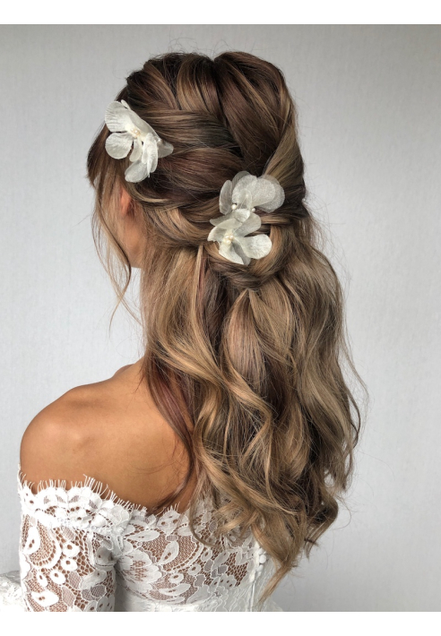 Sally Jane Bridal Florence Haarspelden Zilver ()