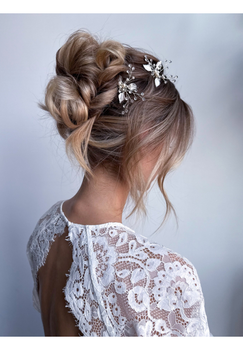Sally Jane Bridal Hera Haarspelden Roze ()