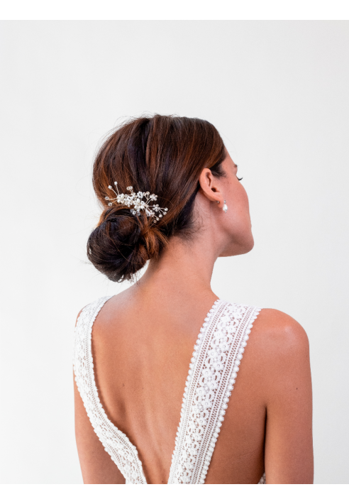 Abrazi Lily Haarkam Zilver ()