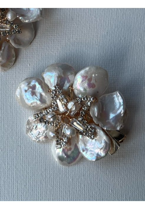 Sally Jane Bridal Lilly Haarspeld Gold