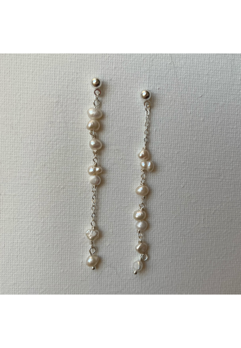 Sally Jane Bridal Mila Oorbellen Zilver