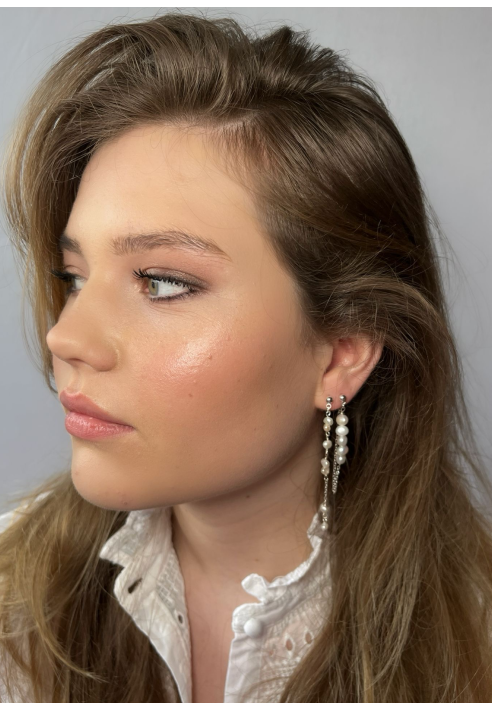 Sally Jane Bridal Muse Oorbellen Zilver ()