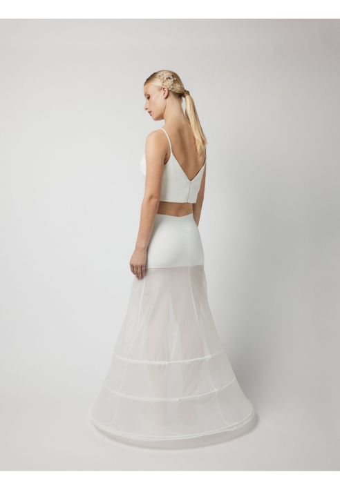 Poirier PC3-270J hoepelrok A-lijn Basismodel 270 cm Ivoor