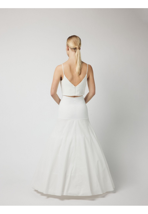 Poirier PC45-270J hoepelrok A-lijn 270 cm Ivoor