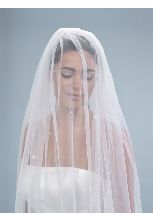 Poirier S46-300-1-Ivoor Sluier - 300 cm ()