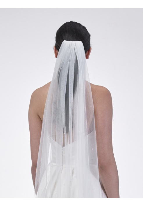 Poirier S48-120-1-Ivoor Sluier - 120 cm ()