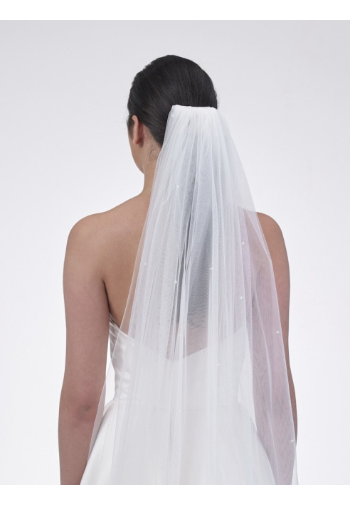 Poirier S48-210-1-Ivoor Sluier - 210 cm ()