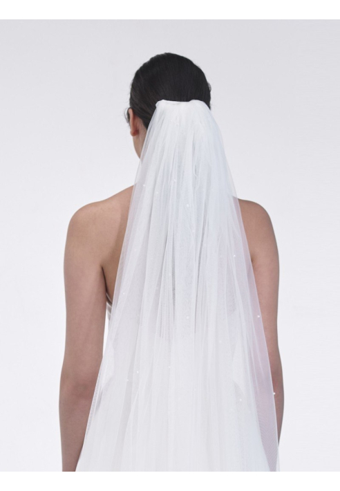 Poirier S48-300-1-Ivoor Sluier - 300 cm ()