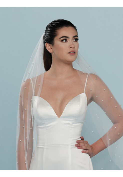 Poirier S19-120-1-Soft Sluier Ivoor - 120 cm ()