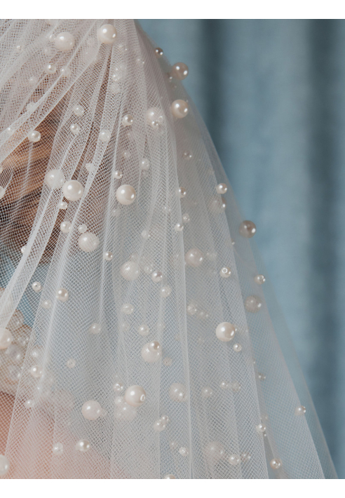 Poirier S220-280 Sluier Parels - 280 cm