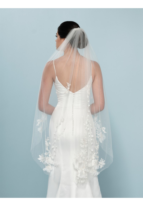 Poirier S411-120-1-Soft Sluier - 120 cm