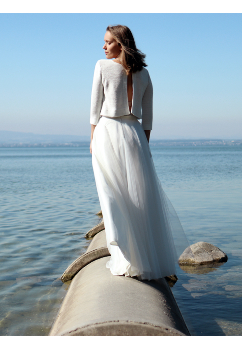 Forever & Eva P5310S Bruidsjasje Zilver Lurex ()