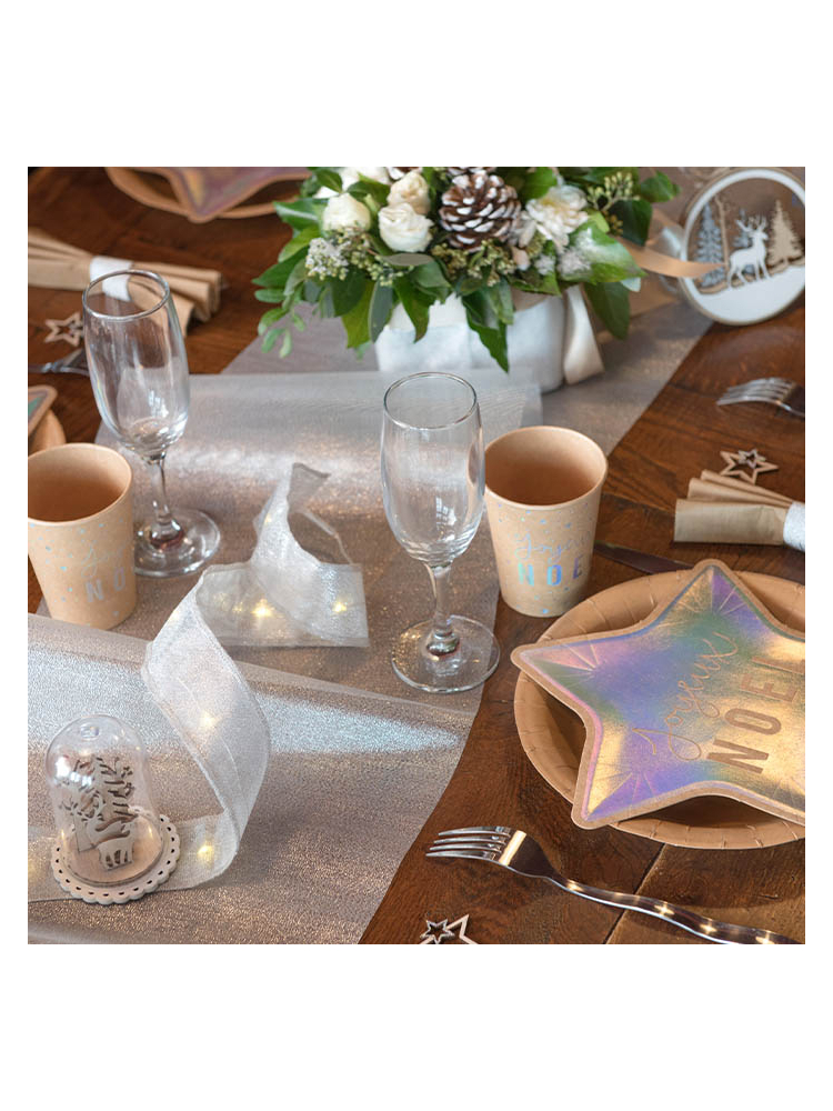 Santex Metallic Zilver Tafelloper main product photo