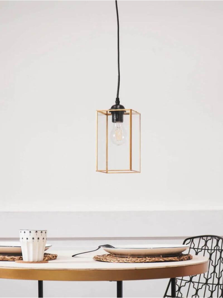 Housevitamin - Lamp - Goud - Metaal/Glas - 12x20cm main product photo