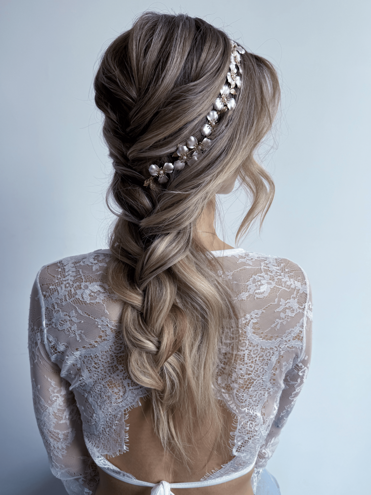 Sally Jane Bridal Ivy Haarstreng Roze main product photo