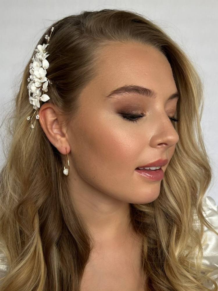 Sally Jane Bridal Lizzie Haarkam Zilver main product photo