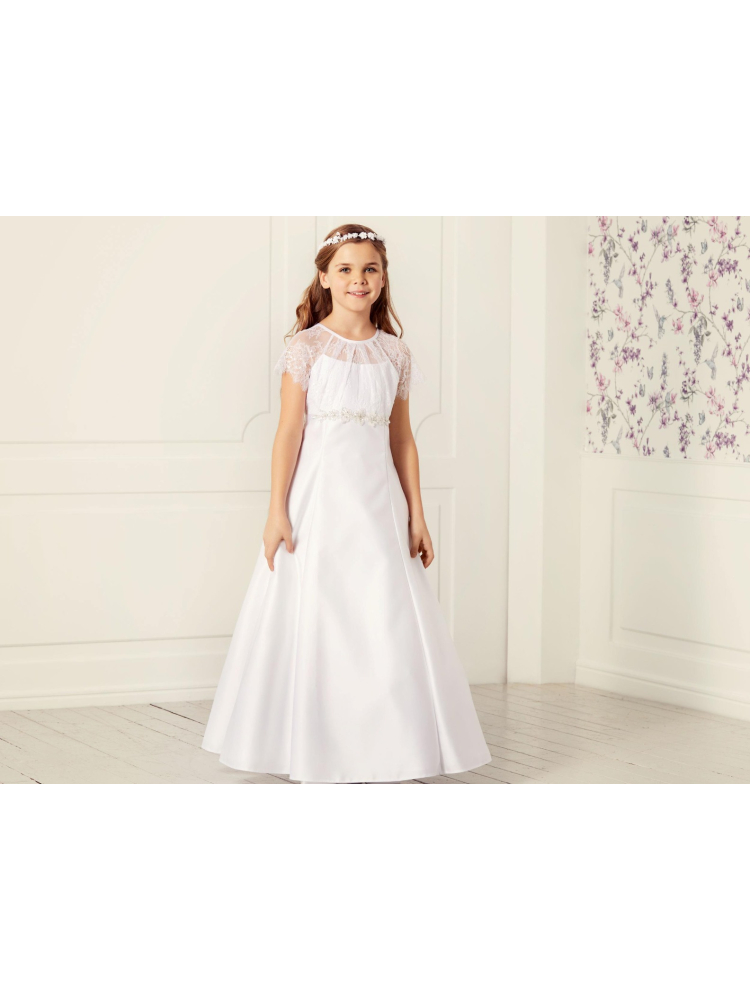 LILLY 08-1077-WH Communiejurken main product photo