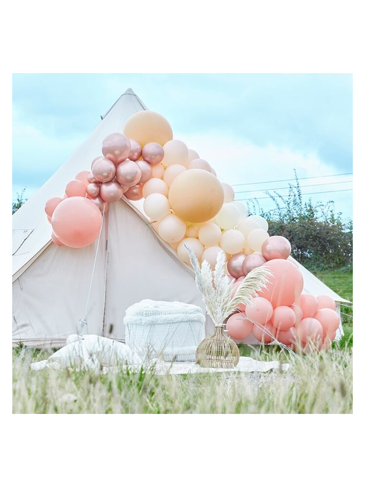 Ginger Ray BA-317 Balloon Arch Luxe Peach Ballonnenboog main product photo