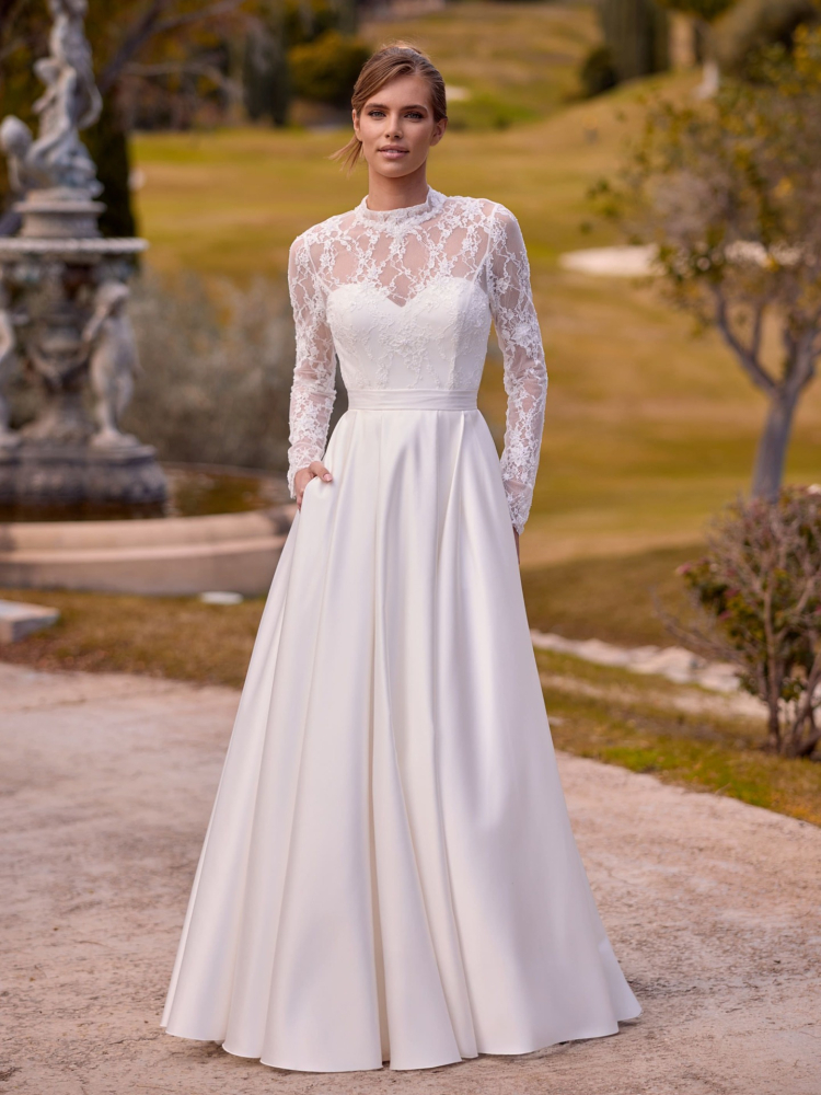 Bianco Evento Darla - Satijnen Bruidsrok main product photo