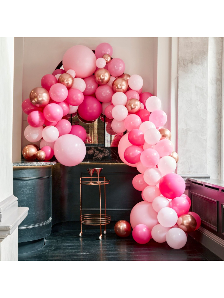 Ginger Ray BA-320 Balloon Arch Luxe Roze Ballonnenboog main product photo