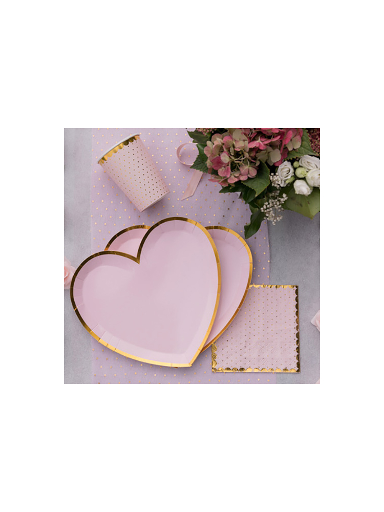 Santex Roze Gouden Tafelloper main product photo