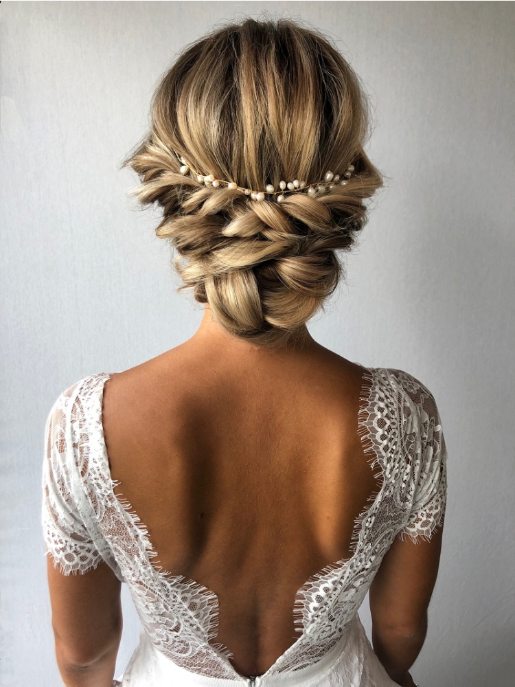 Sally Jane Bridal Dinja Haarstreng zilver main product photo