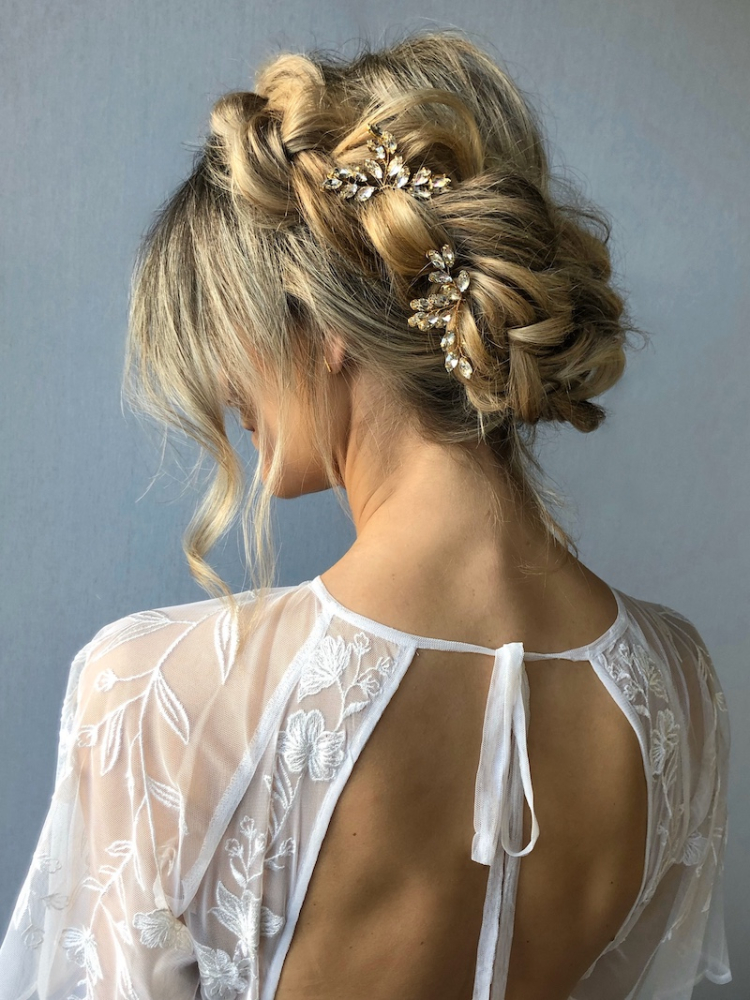 Sally Jane Bridal Esther Haarspelden Goud main product photo