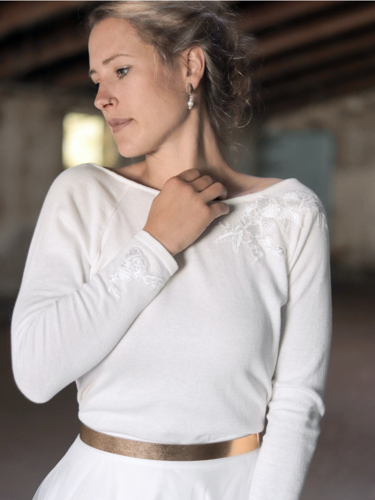 Forever & Eva P53031 Bloemen Pullover main product photo