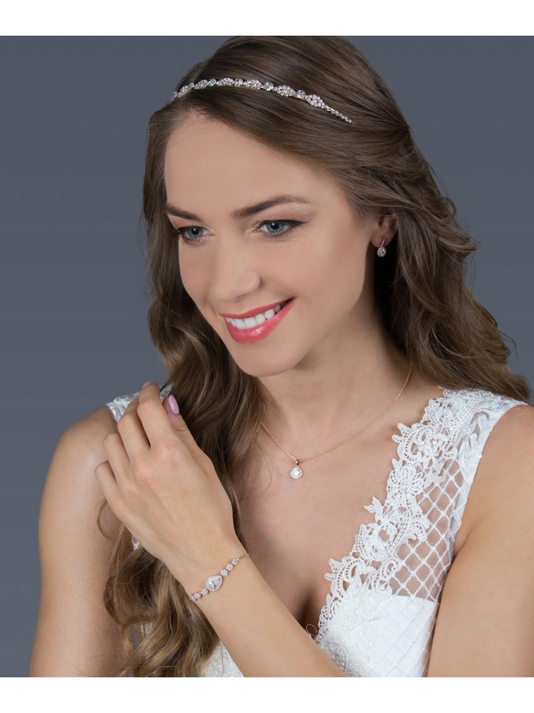 G. Westerleigh Bruids Tiara TS-J1159RG main product photo