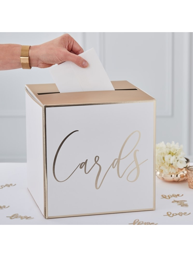 Ginger Ray GO-156 Gold Wedding Enveloppenbox Goud main product photo