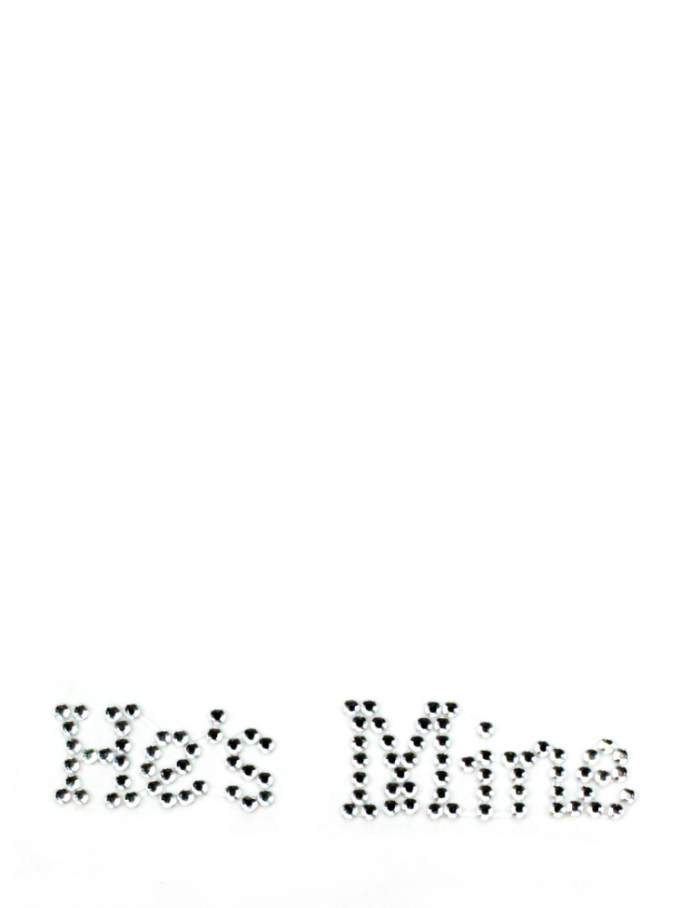 He's Mine-Trouwschoenen Sticker main product photo