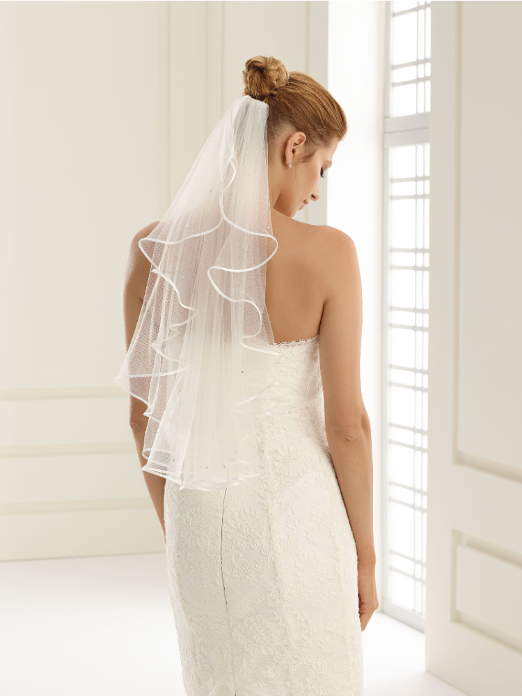 Bianco Evento S6S Sluier Wit - 70 cm main product photo