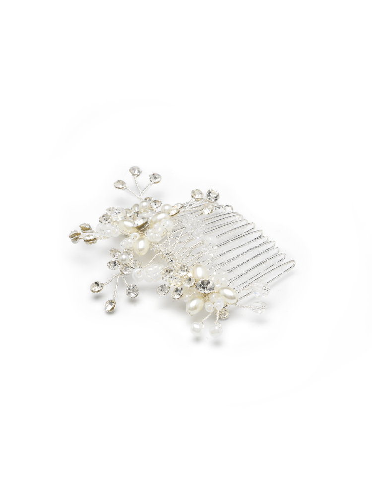 Abrazi Lily Haarkam Zilver main product photo