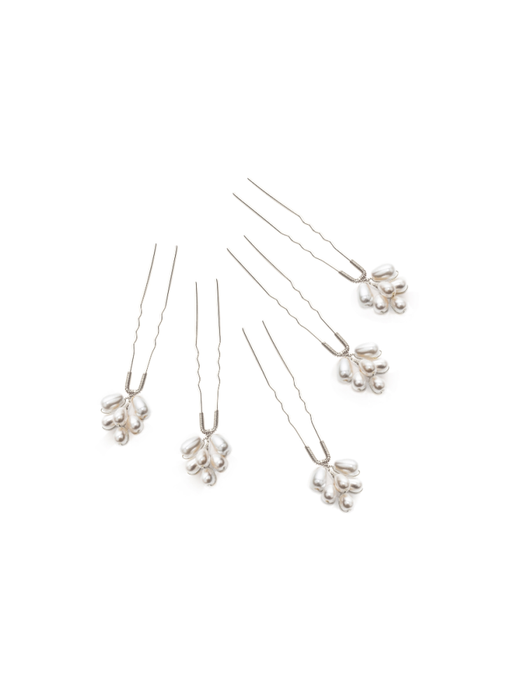 Abrazi Perla Haarspelden Zilver main product photo