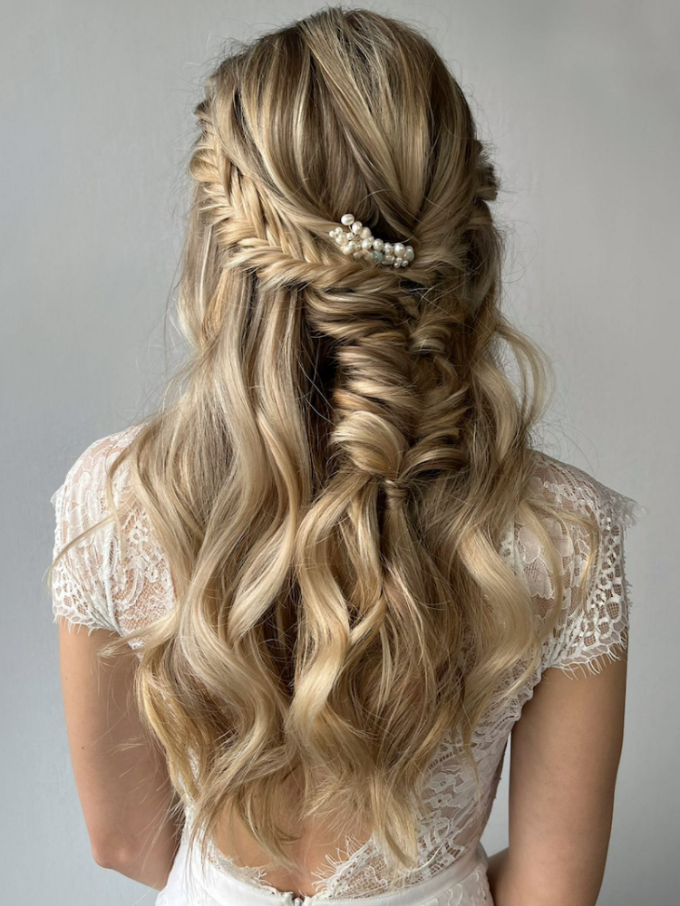 Sally Jane Bridal Jill Haarkam Zilver main product photo