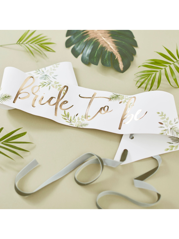 Ginger Ray BS-424 Botanical Hen Bride to Be Sjerp main product photo