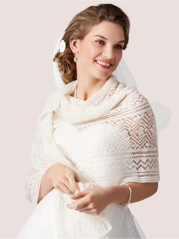 LILLY 09-582-CR-180 Gebreide Sjaal main product photo