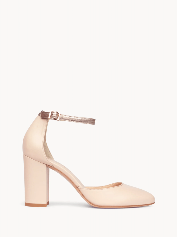 Content Amber Bruidsschoenen Blush Shiny Rosé main product photo