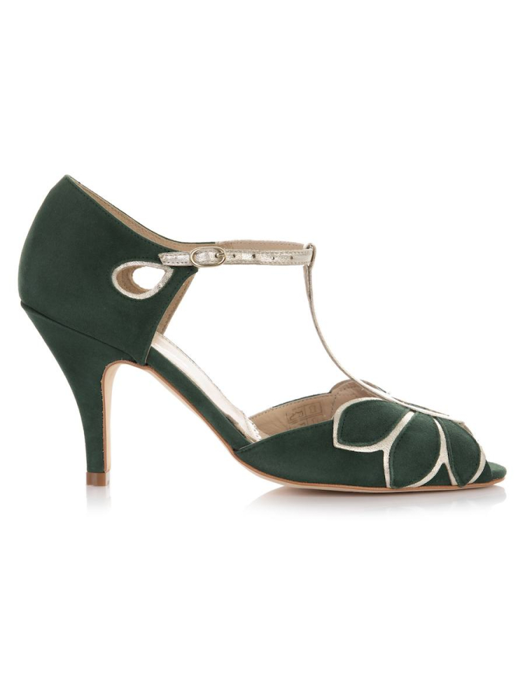 Rachel Simpson Mimosa Bruidsschoenen Groen main product photo