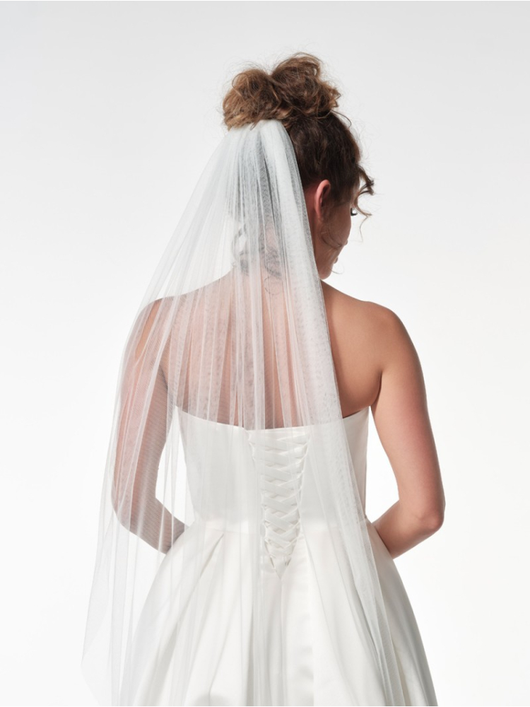 Poirier S12-210-1-SOFT-Wit Sluier - 210 cm main product photo