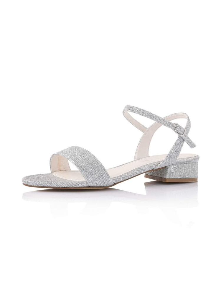 Rainbow Club Salli Zilver Metallic Bruidsschoenen main product photo