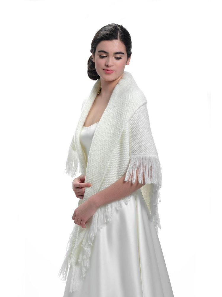 Gebreide stola S172 | Poirier main product photo