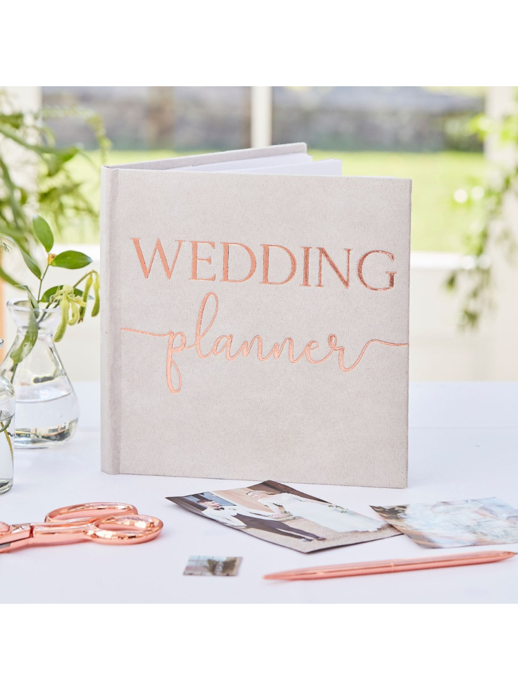 Ginger Ray BR-311 Botanical Wedding Suède Weddingplanner main product photo